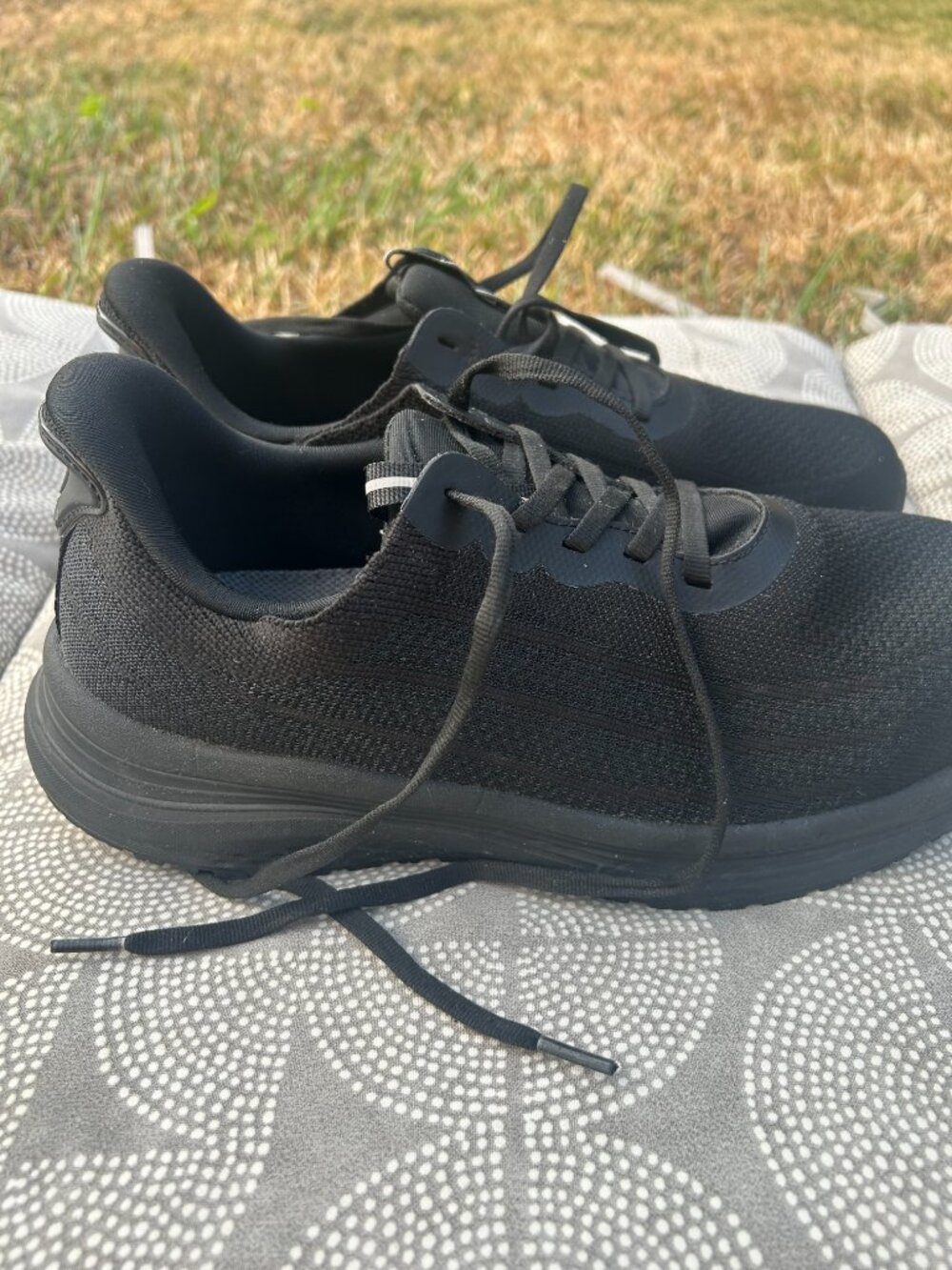 Orthofeet Nira Hands-Free Sneakers Women Size 10.5 Wide Black Orthopedic Shoes